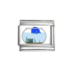 Wal-fish-small-world-lake-sea Italian Charm (9mm) by 99art