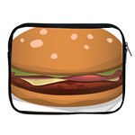 Hamburger-cheeseburger-burger-lunch Apple iPad 2/3/4 Zipper Cases Front