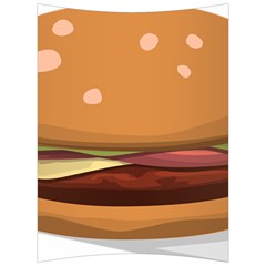 Hamburger-cheeseburger-burger-lunch Back Support Cushion by 99art