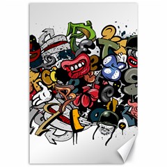 Mural Graffiti Paint Canvas 24  X 36  by 99art