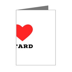 I Love Custard Mini Greeting Card by ilovewhateva