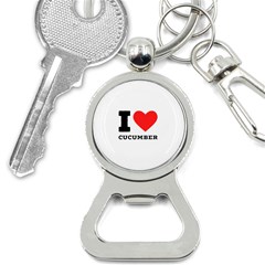 I Love Cucumber Bottle Opener Key Chain by ilovewhateva