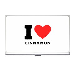 I Love Cinnamon  Business Card Holder by ilovewhateva