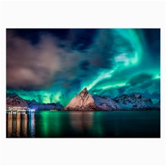 Amazing Aurora Borealis Colors Large Glasses Cloth by B30l