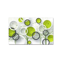 Circles Still Life Sticker Rectangular (100 Pack)