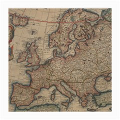 Old Vintage Classic Map Of Europe Medium Glasses Cloth by B30l