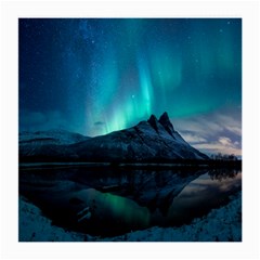 Aurora Borealis Mountain Reflection Medium Glasses Cloth by B30l