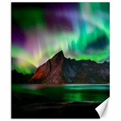 Aurora Borealis Nature Sky Light Canvas 20  X 24  by B30l