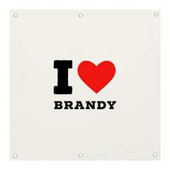 I Love Brandy Banner And Sign 3  X 3  by ilovewhateva