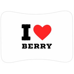 I Love Berry Velour Seat Head Rest Cushion by ilovewhateva