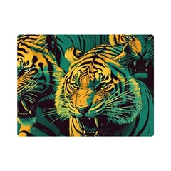 Tiger Premium Plush Fleece Blanket (mini) by danenraven