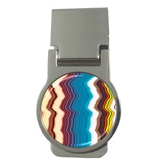 Line Vertical Lines Color Lines Money Clips (round)  by Bangk1t