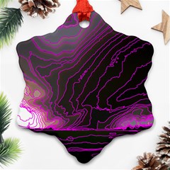 Pink Storm Pink Lightning Ornament (snowflake) by Bangk1t