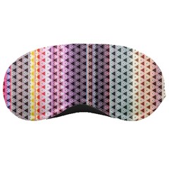 Triangle Stripes Texture Pattern Sleeping Mask by Bangk1t