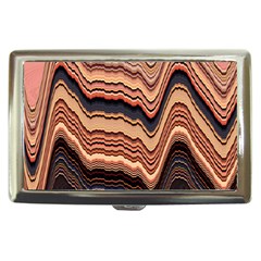 Jagged Pink Amplitude Waves Cigarette Money Case by Bangk1t