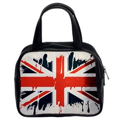 Union Jack England Uk United Kingdom London Classic Handbag (two Sides) by Bangk1t