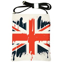 Union Jack England Uk United Kingdom London Shoulder Sling Bag by Bangk1t