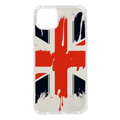 Union Jack England Uk United Kingdom London Iphone 14 Plus Tpu Uv Print Case by Bangk1t