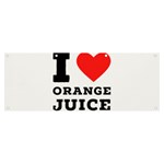 I love orange juice Banner and Sign 8  x 3  Front