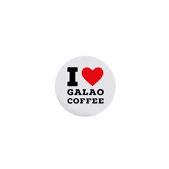 I Love Galao Coffee 1  Mini Buttons by ilovewhateva