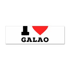 I Love Galao Coffee Sticker Bumper (100 Pack) by ilovewhateva