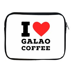 I Love Galao Coffee Apple Ipad 2/3/4 Zipper Cases by ilovewhateva