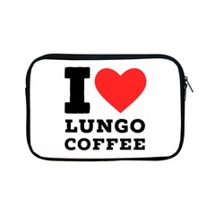 I Love Lungo Coffee  Apple Ipad Mini Zipper Cases by ilovewhateva