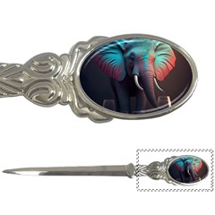 Elephant Tusks Trunk Wildlife Africa Letter Opener by Ndabl3x