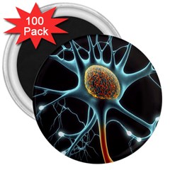 Organism Neon Science 3  Magnets (100 Pack) by Ndabl3x