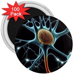 Organism Neon Science 3  Magnets (100 pack) Front