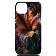 Flower Orange Lilly Iphone 14 Plus Black Uv Print Case by Ndabl3x