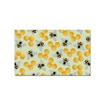 Honey Bee Bees Pattern Sticker Rectangular (10 pack) Front