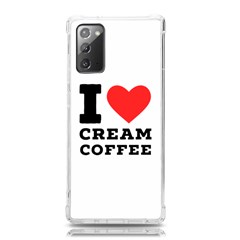 I Love Cream Coffee Samsung Galaxy Note 20 Tpu Uv Case by ilovewhateva