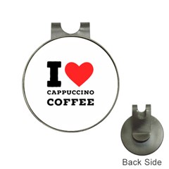 I Love Cappuccino Coffee Hat Clips With Golf Markers by ilovewhateva