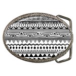 Boho-style-pattern Belt Buckles Front