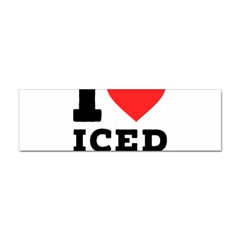 I Love Iced Coffee Sticker Bumper (100 Pack) by ilovewhateva