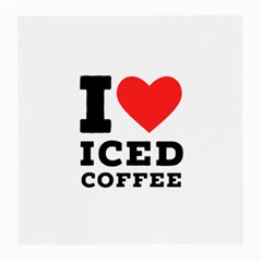 I Love Iced Coffee Medium Glasses Cloth (2 Sides) by ilovewhateva