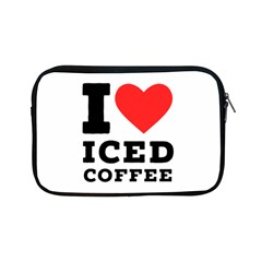 I Love Iced Coffee Apple Ipad Mini Zipper Cases by ilovewhateva