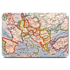 Map Europe Globe Countries States Large Doormat by Ndabl3x