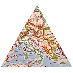 Map Europe Globe Countries States Wooden Puzzle Triangle by Ndabl3x