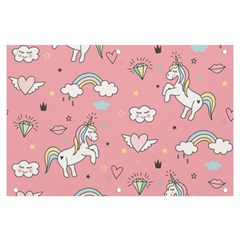 Cute-unicorn-seamless-pattern Banner And Sign 6  X 4  by Vaneshart