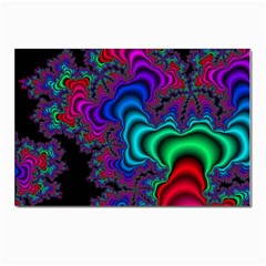 Abstract Piece Color Postcards 5  X 7  (pkg Of 10) by Vaneshop