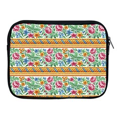 Flower Fabric Design Apple Ipad 2/3/4 Zipper Cases by Vaneshop