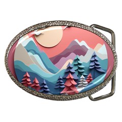 Paper Art Pastel Belt Buckles by Vaneshop