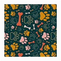 Dog Paw Colorful Fabrics Digitally Medium Glasses Cloth (2 Sides) by Wav3s