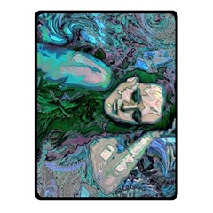 Alphonse Woman Two Sides Fleece Blanket (small) by MRNStudios