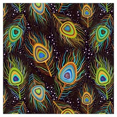 Pattern Feather Peacock Lightweight Scarf  by Wav3s