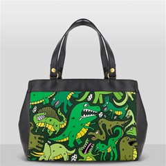 Dino Kawaii Oversize Office Handbag (2 Sides) by Wav3s