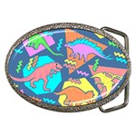 Dinosaur Pattern Belt Buckles Front