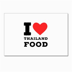 I Love Thailand Food Postcard 4 x 6  (pkg Of 10) by ilovewhateva